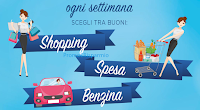 Logo Vinci ogni settimana buoni spesa, shopping o benzina da 500 euro + premio sicuro