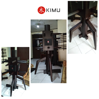 spin wooden dummy mok yan jong putar wingchun kimu