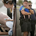 Dramático rescate de un bebe en plena via de Miami 