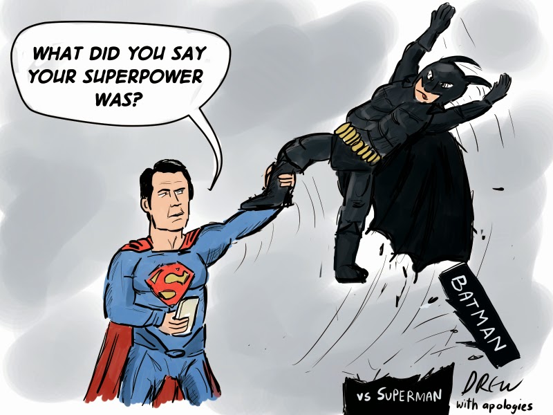 Batman v Superman sketch