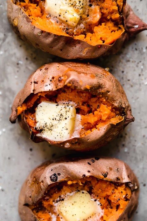 BAKED CANDY POTATOES (THE BEST WAY TO COOK DINNER CANDY POTATOES)