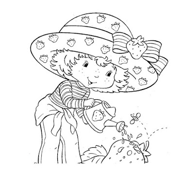 Desenhos para Colorir da Moranguinho