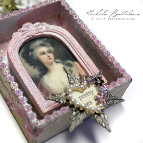 Pretty Pink Lady Shadowbox