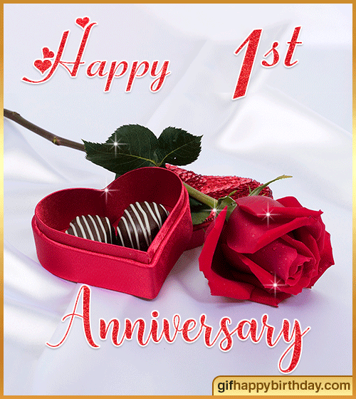 happy 1st anniversary love