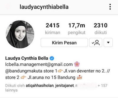 Follower Instagram Terbanyak Di Indonesia Terbaru 