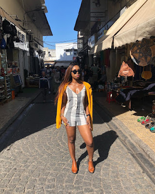 Photos;#BBNaija's Bambam enjoys vacation in Morocco