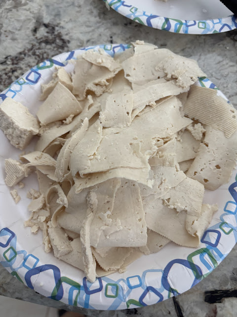 shaved tofu lunchmeat , vegan, gluten-free