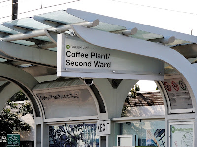 Light Rail Stop at Coffee Plant / Second Ward 