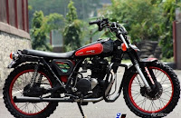 MODIFIKASI KAWASAKI BINTER MERZY-MODIFIKASI-super moto