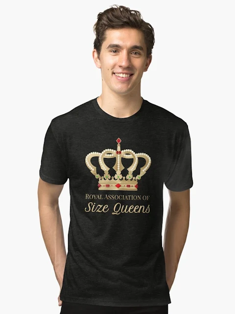 Royal Association of Size Queens humor t-shirt