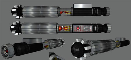 Star Wars Lightsaber Papercraft The Sith Persuader