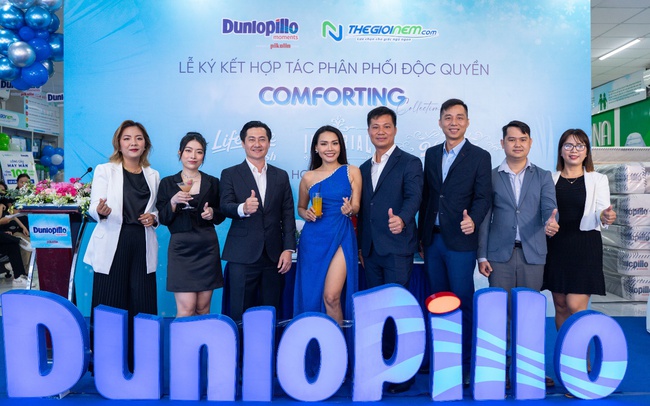 Dunlopillo ký kết phân phối độc quyền bộ sưu tập Comforting với Thế Giới <a href=