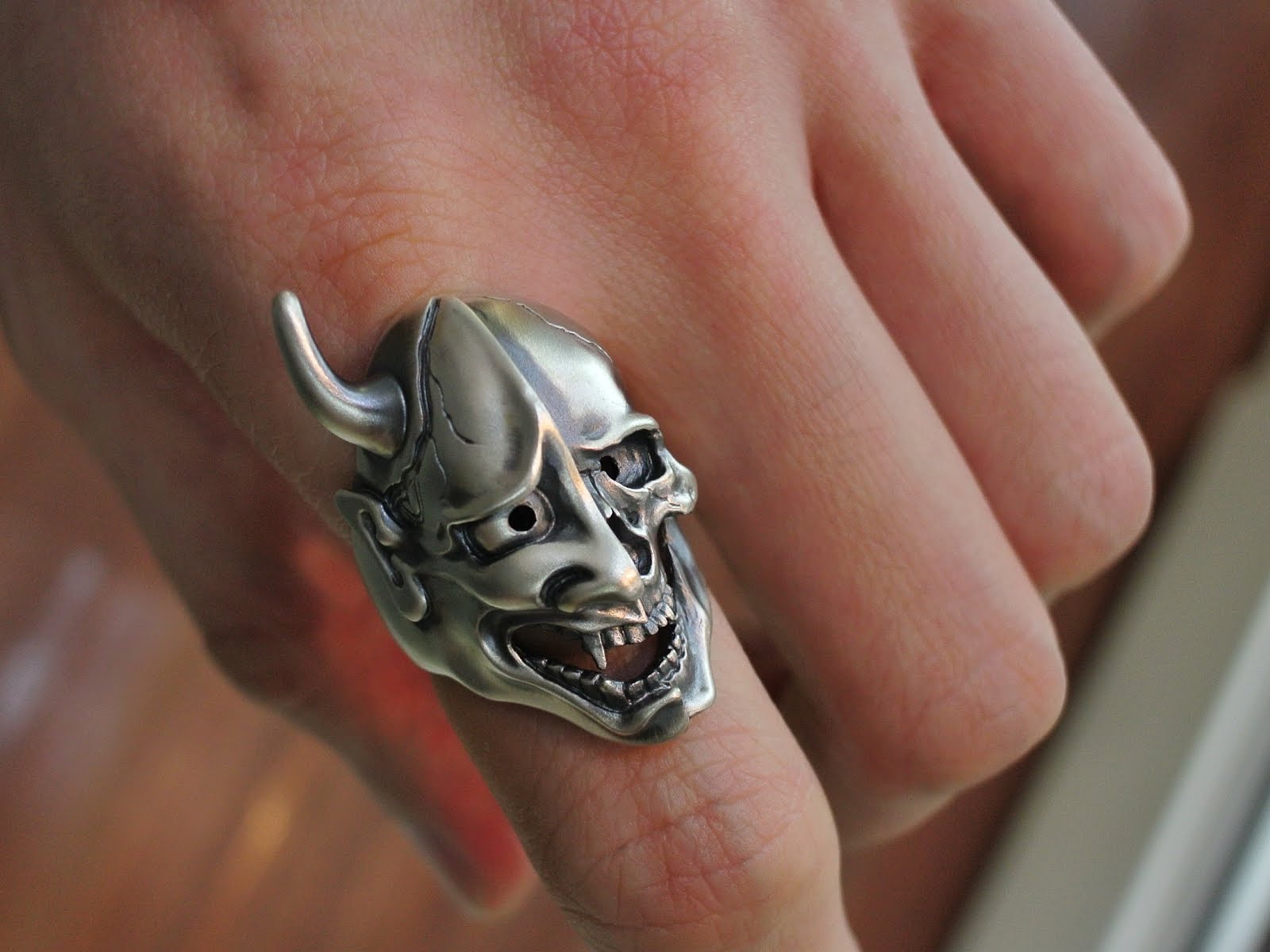 Dress Code Silver Jewelry Dual Flow 般若髑髏戒