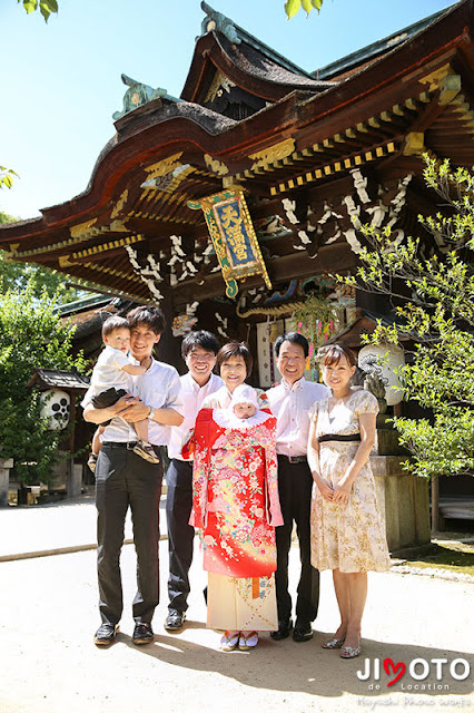 北野天満宮お宮参り出張撮影