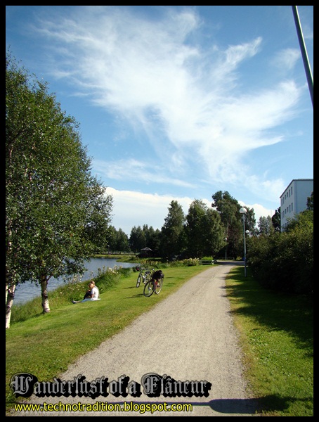 Kirkkolampi Rovaniemi Suomi Finland