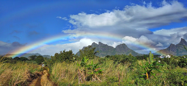 Beautiful Rainbow in Mauritius