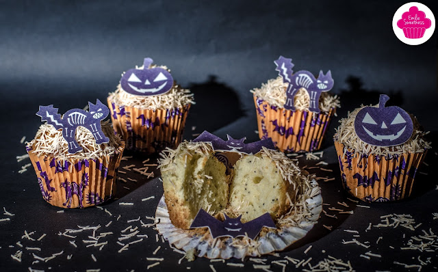 Muffins à l'orange - muffins d'Halloween - Bataille Food #28