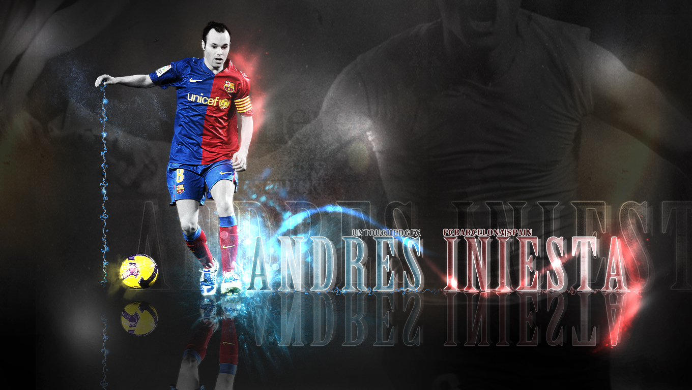World Sports Hd Wallpapers: Andres Iniesta Hd Wallpapers Barcelona