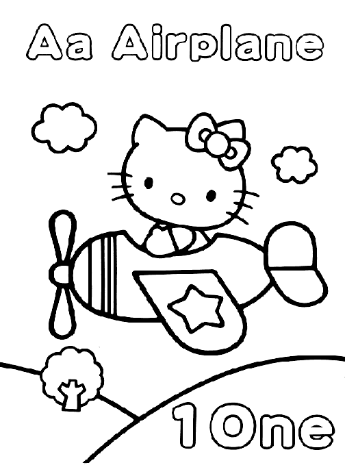 coloring pages hello kitty