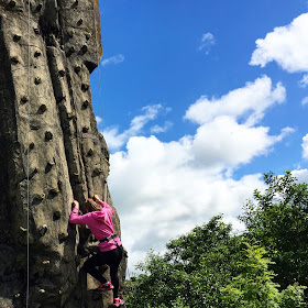 rock climbing at walltown northumberland newcastle family life blog