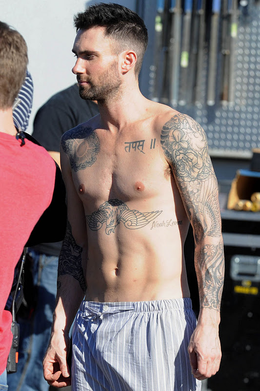 Adam Levine Just Goes to Show You Ya Don't Have to Have a Rockin' Bod 