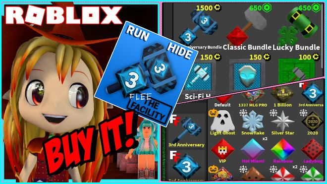 Chloe Tuber Roblox Flee The Facility Buying The New 3rd Anniversary Bundle And Sci Fi Crates - roblox flee the facility event