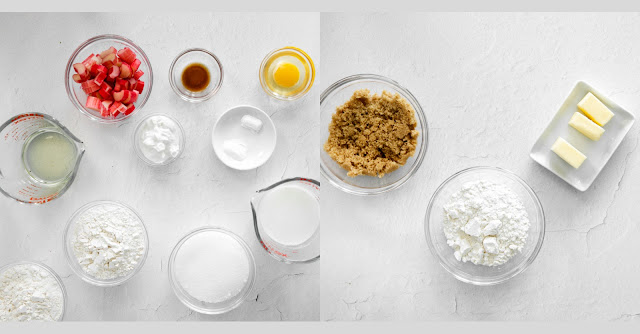 muffin ingredients in bowls