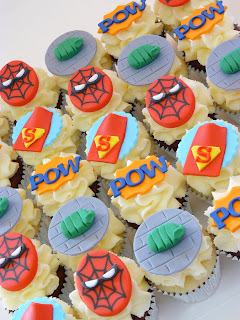 Super Hero Cupcakes