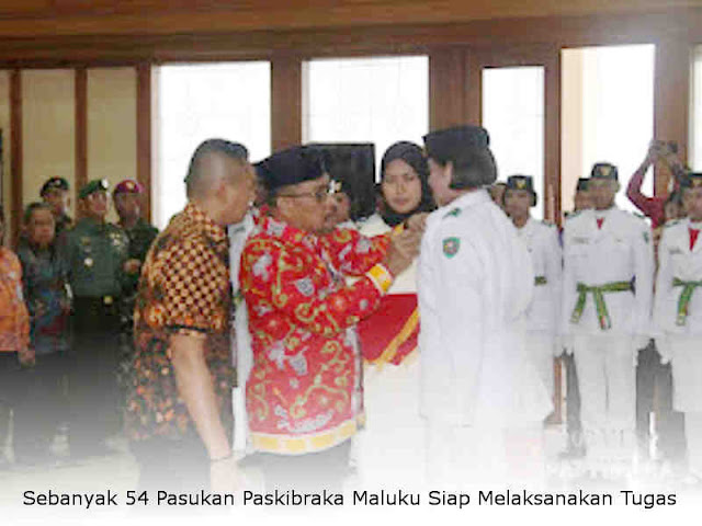 Sebanyak 54 Pasukan Paskibraka Maluku Siap Melaksanakan Tugas