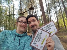 Certificates at the end of Go Ape