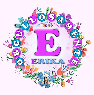 Nombre Erika - Carteles para mujeres - Día de la mujer