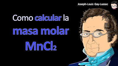 Como calcular la masa molar de MnCl2 a cuatro cifras significativas