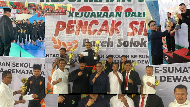 Sakato Semen Padang Juarai Pencak Silat Bareh Solok 2023