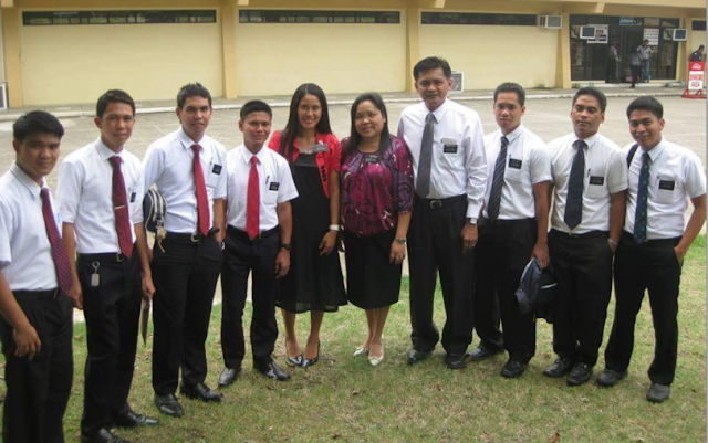 Elder Plarao with his Mission President and fellow FT Missionaries