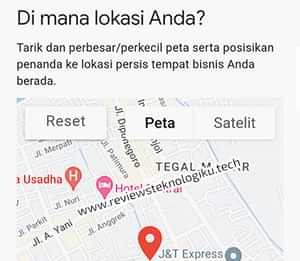 menambah lokasi di google maps bisnisku