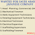 Wanted for Saudi Arabia - Japanese Company