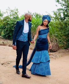 Shweshwe Dresses Traditional Attire For Couples 2022