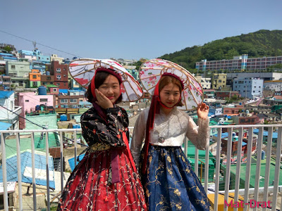 Hanbok Korean Girl Gamcheon Culture Village