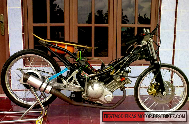 Modifikasi Yamaha Jupiter MX Drag Gambar Modifikasi 