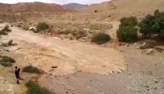 El río Zin renace en el desierto del Neguev