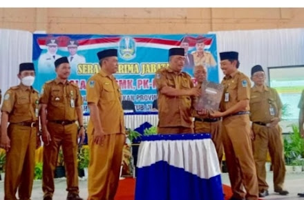Wujudkan Aspirasi Guru dan Siswa ,   Adi Prayitno Saksikan Sertijab Puluhan  Kepala Sekolah di Lingkup  Cabang Dinas Pendidikan Nganjuk, Bojonegoro dan Tuban .