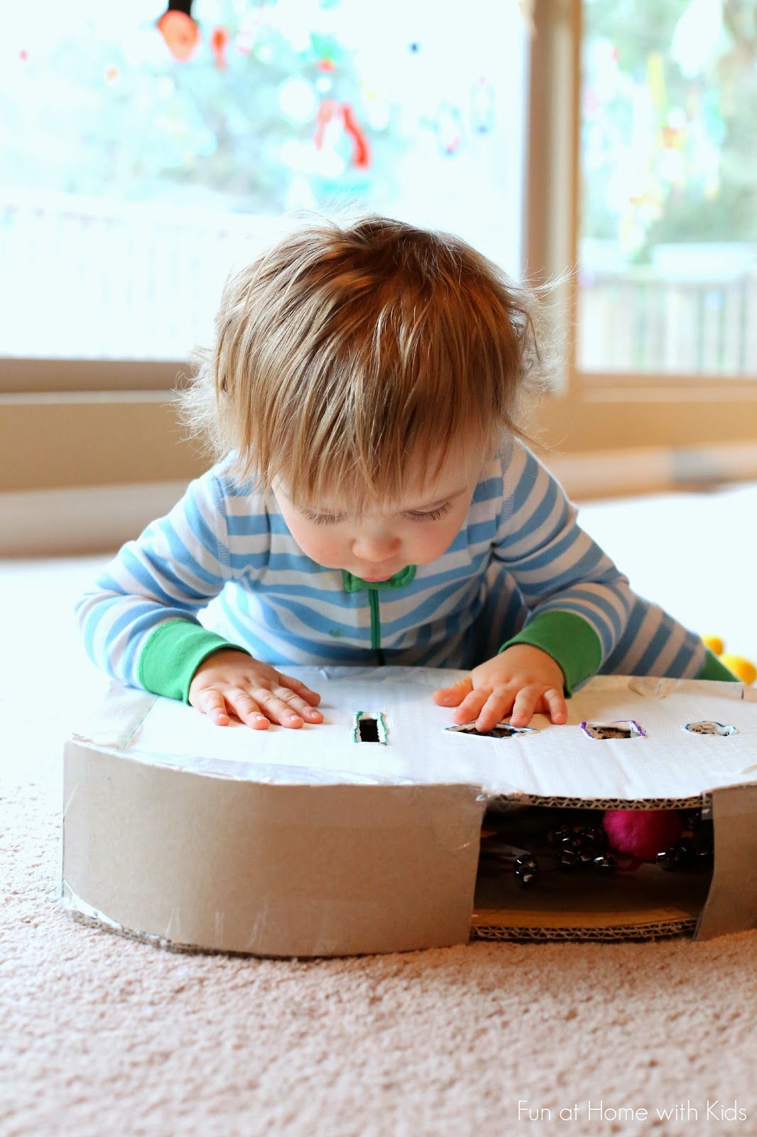 DIY Toddler Toy: Snowman Drop Box