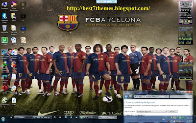 Spanish la liga barcelona pc theme