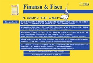 Finanza & Fisco 2012-30 - 25 Agosto 2012 | TRUE PDF | Settimanale | Finanza | Tributi | Professionisti | Normativa
Settimanale tecnico di informazione e documentazione tributaria.