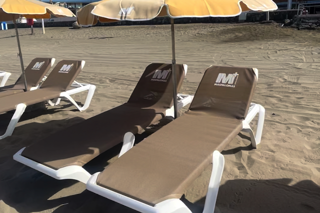 Nye solsenger i Maspalomas