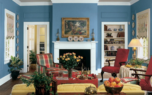 Blue Living Room Paint Ideas