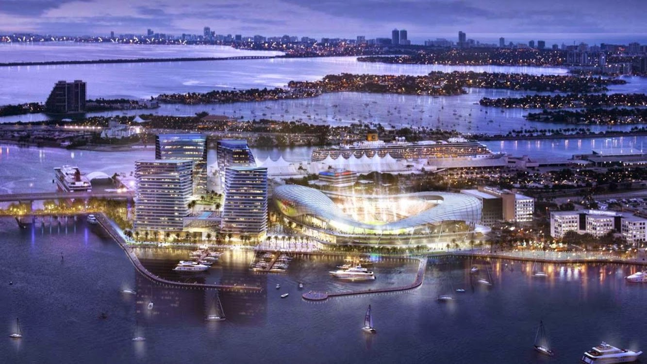 Miami, Florida, Stati Uniti: Stadium Port Miami by Arquitectonica Sponsored by David Beckham