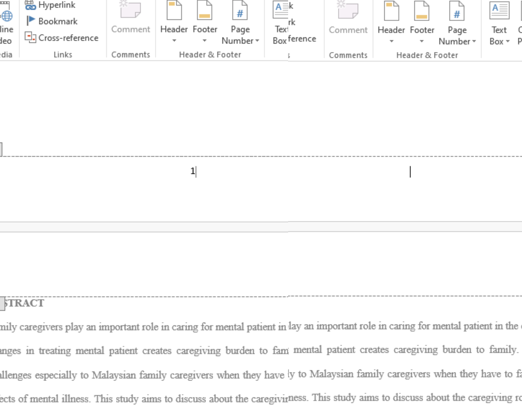 Cara Buat Nombor Muka Surat "1" di Helaian Lain Microsoft Word