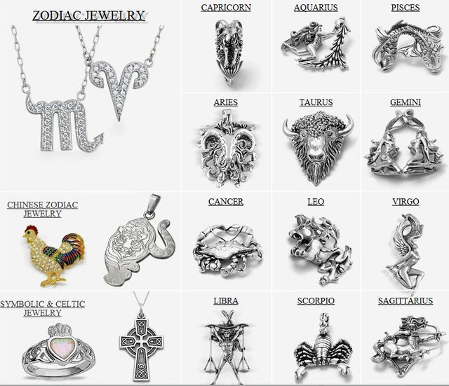 zodiac jewelry