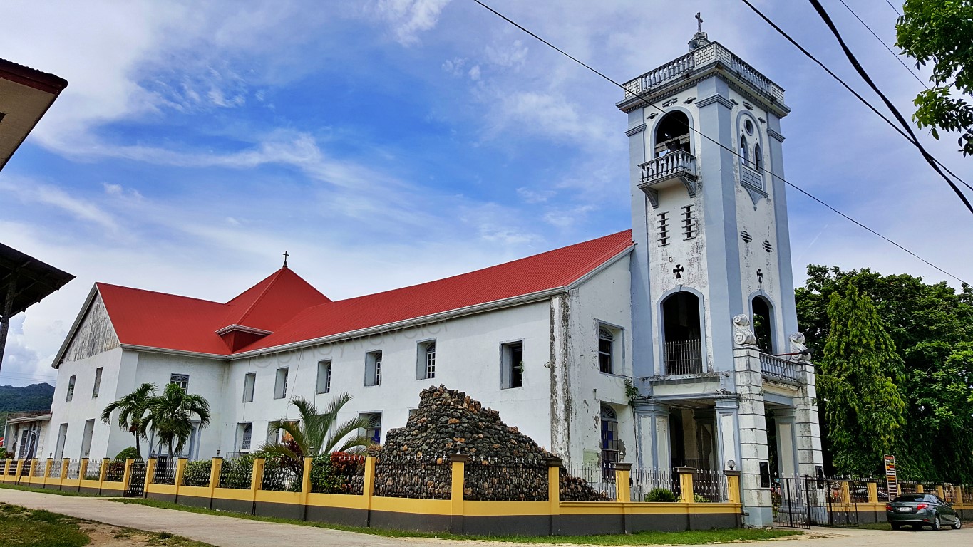 external view of the Holy Infant Parish Church (Sto. Nino De Anda) of Anda, Bohol